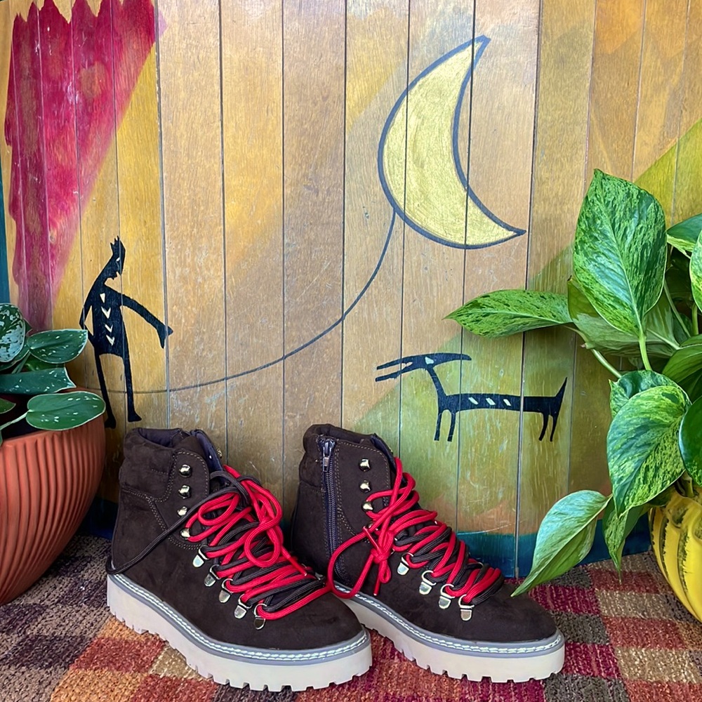 Madden Girl hiking style boots NWOT